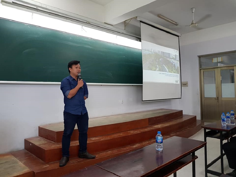 Ông Nguyễn Xuân Vi Kỹ sư thiết kế VTCO trình bày công nghệ mới trong thi công Metro Bến Thành – Suối Tiên